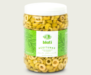 03. ACEITUNAS VERDES EN RODAJAS EN SALMUERA 1Kg