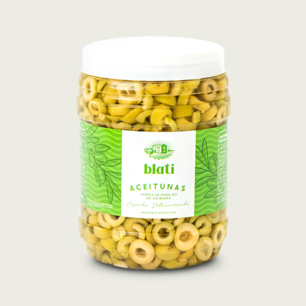 03. ACEITUNAS VERDES EN RODAJAS EN SALMUERA 1Kg