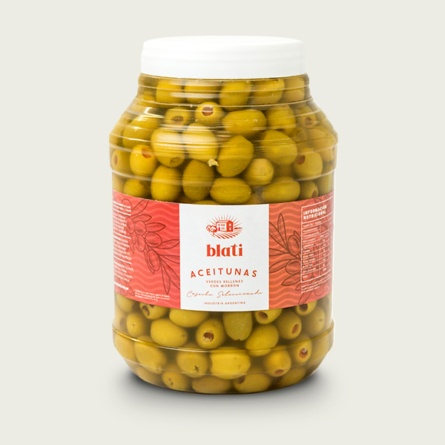 05. ACEITUNAS VERDES RELLENAS CON MORRON 2Kg